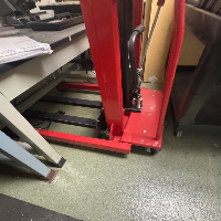 Dayton 2MPT8 Manual Straddle Stacker image 0